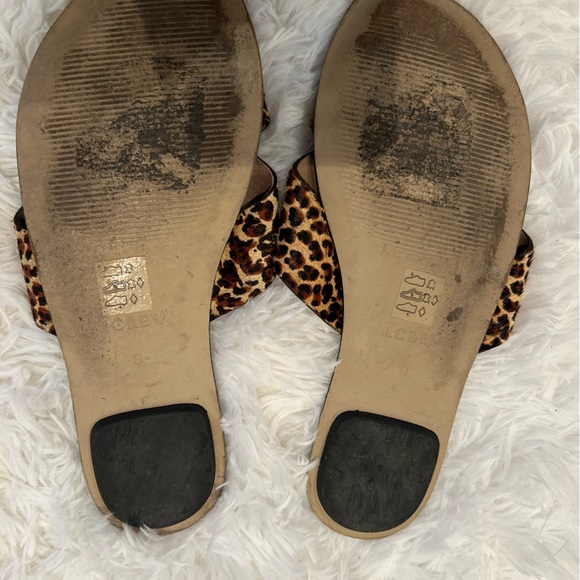 J. crew, leopard slide flats, 8 - Picture 3 of 4